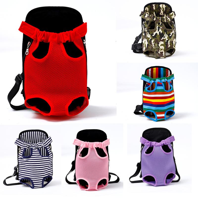 dog breathable out burden-free backpack pet backpack chest bag pet travel backpack four-legged backpack