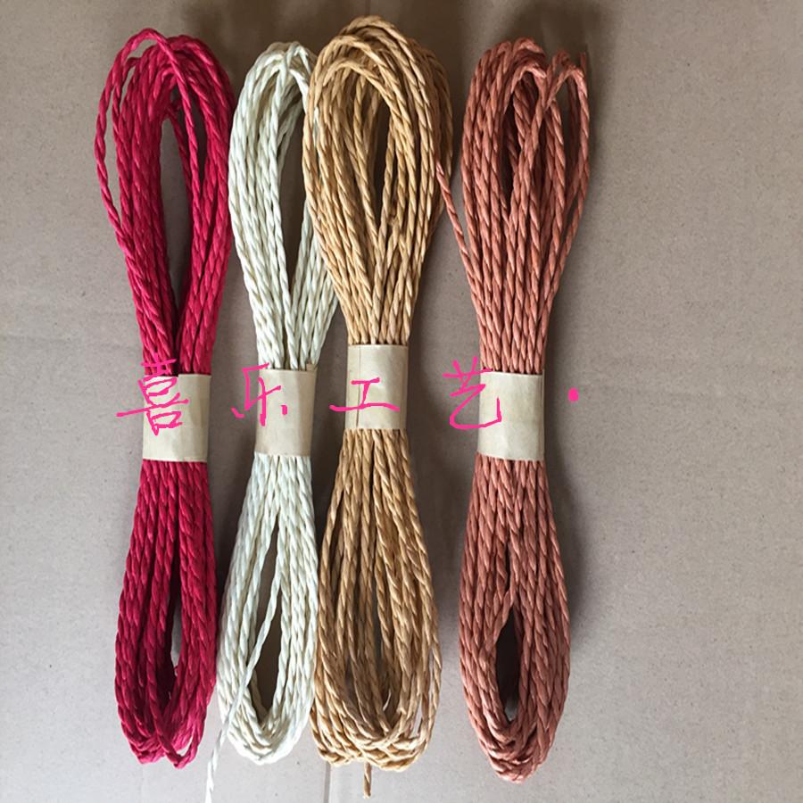 3.5mm Color Thick Paper Rope Toy Rope Bandage Rope DIY Material 10 M Item Picture