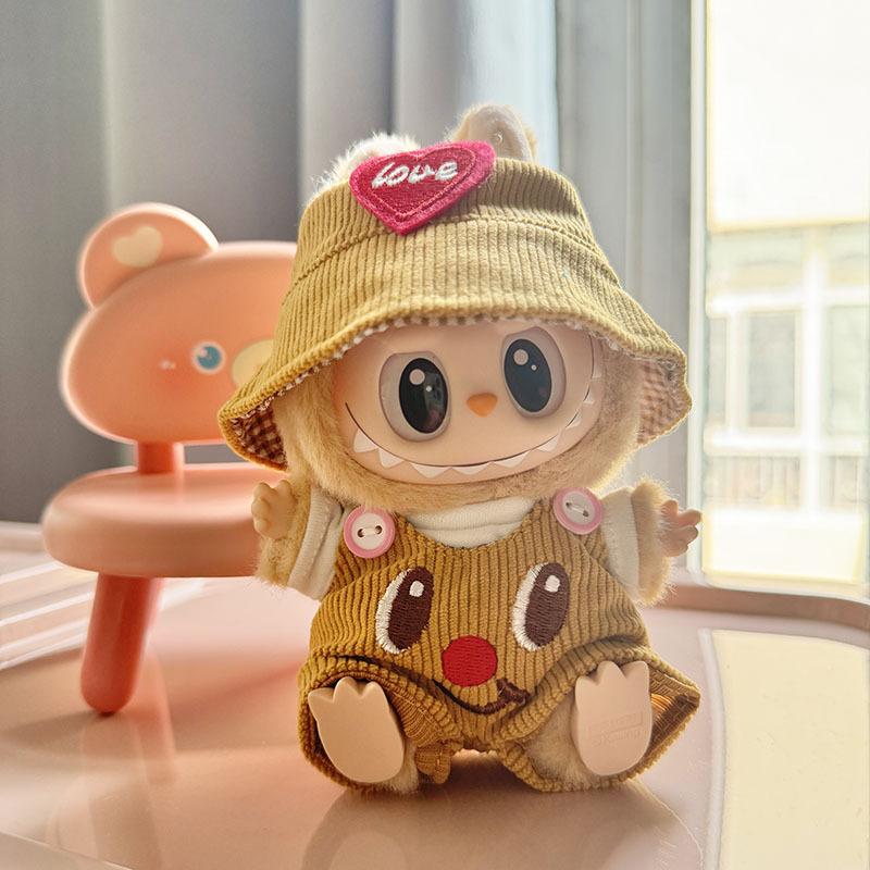 clothes only] second generation blind box labubu clothes vinyl face pendant automobiles curtain cloth sitting party series doll clothes cute details Picture