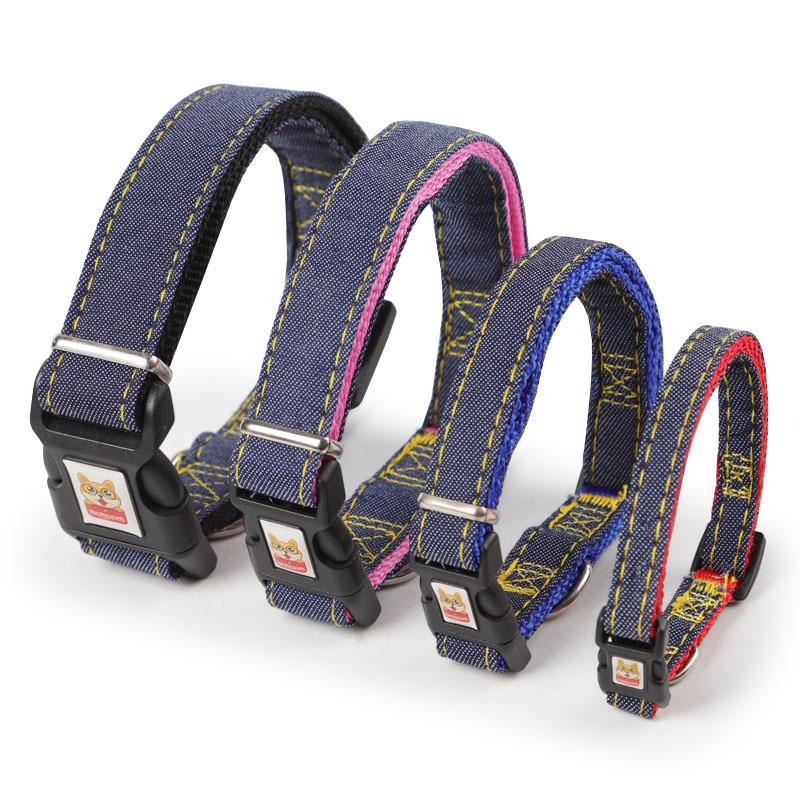 wholesale pipetao dog leash dog leash pet supplies chest and back traction dog leash denim brace pet dog hand holding rope details Picture
