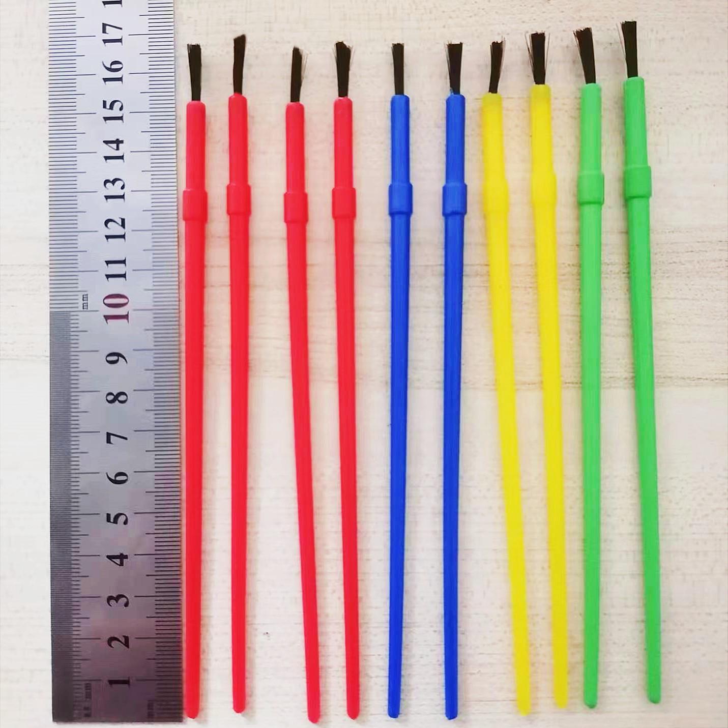 8.5cm plastic rod cut writing brush art paints brush environmental protection plaster clay painted brush