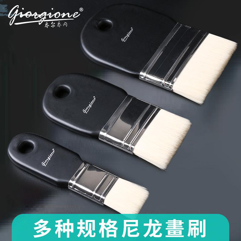 Factory Direct Sales Nylon Hair Brush Scrubbing Brush Painting Brush Paint Brush Pigment Brush Gouache Watercolor Oil Painting Acrylic Wall Painting