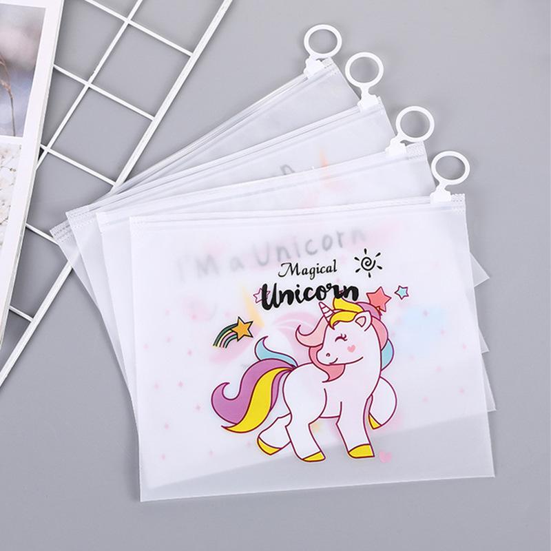 pencil case stationery case transparent stationery box pen holder wholesale cartoon stationery student creativity cute children's pen set
