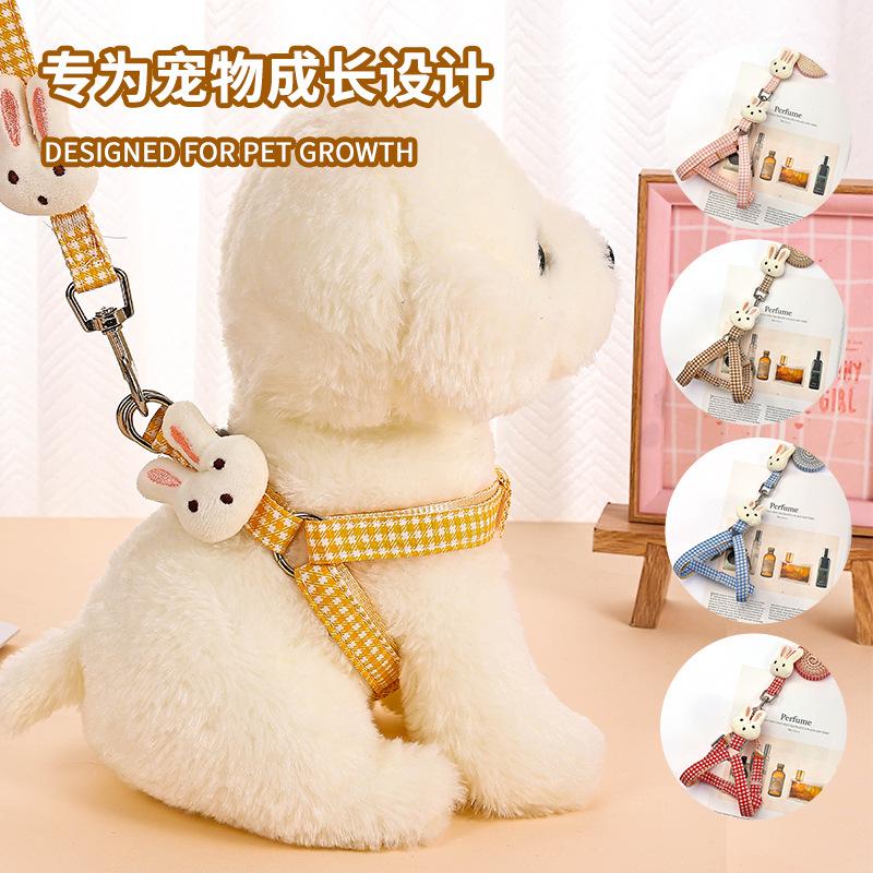 new pet hand holding rope chest strap dog leash dog chain dog chest and back traction belt collar manufacturer full figure
