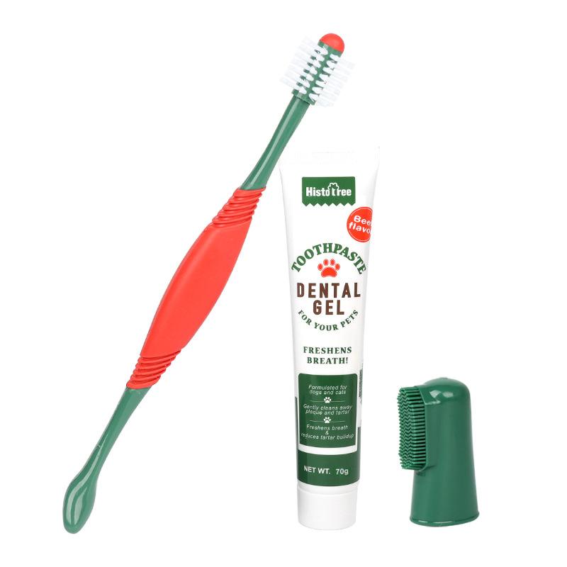 Pet Toothpaste Toothbrush Set  Dog Finger Stall Cleaning Dog Toothbrush  Toothbrush Pet Supplies Wholesale Item Picture