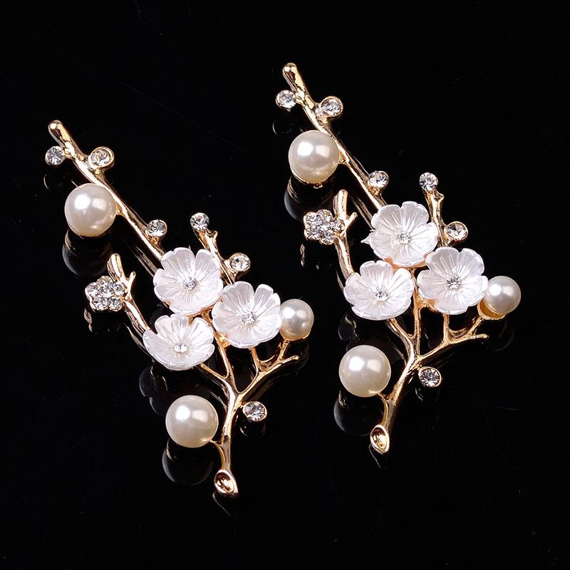 resin flower pearl accessories diy alloy accessories bride circular fan diy ornament accessories antique hair accessories material