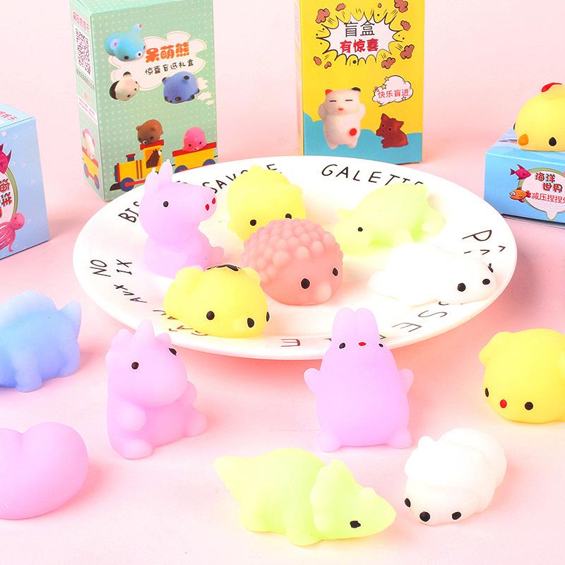 cute pet blind box ball animal squeezing toy children's creative vent pressure reduction toy primary school student gift soft glue toy full figure