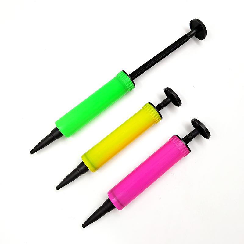 supply wholesale mini pump portable hand push pump inftable pump party decoration balloon pump Specification drawing