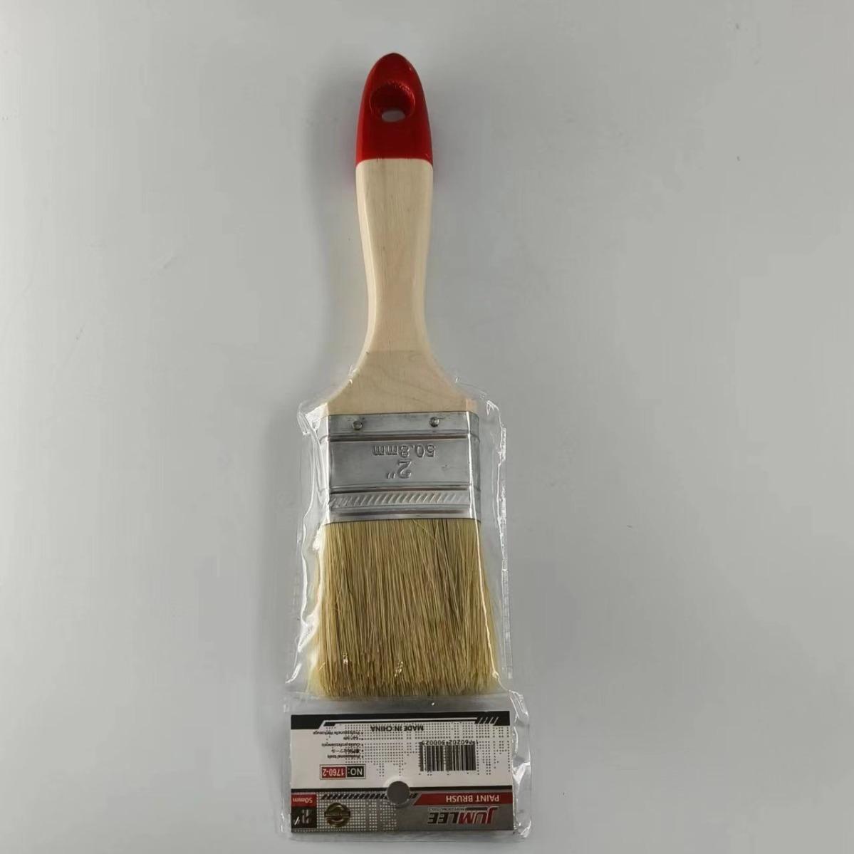 paint brush thickened wooden handle paint brush industrial wooden handle brush hair brush for sewing agent factory wholesale paint brush