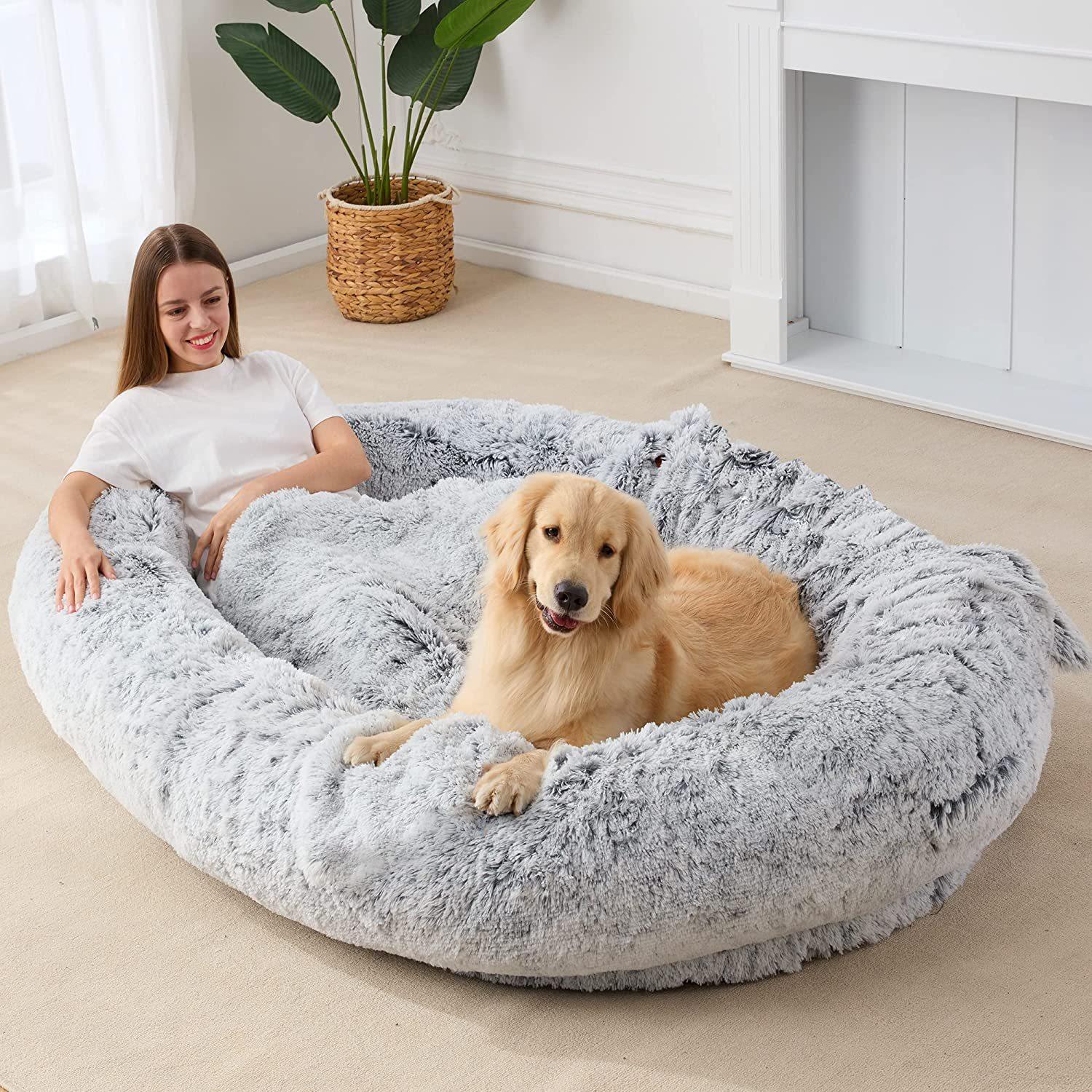 Amazon Hot Seller Dog Bed Plush Pet Bed Sponge Dog Mat full figure