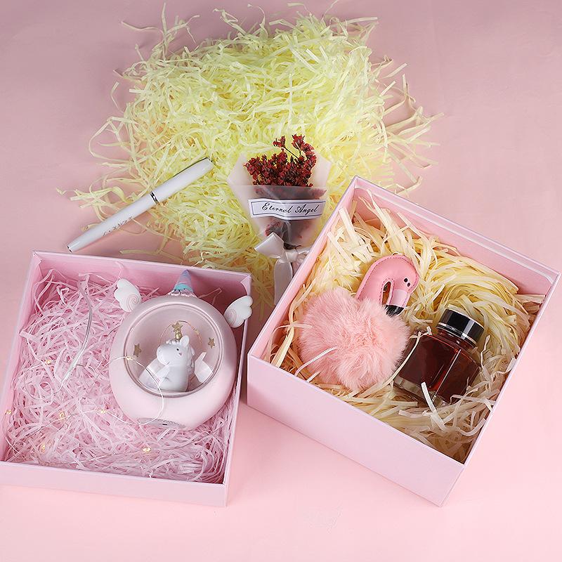 raffia silk paper shredded paper colored paper silk celebration ceremony products fruit wedding candies box filler 20g Specification drawing