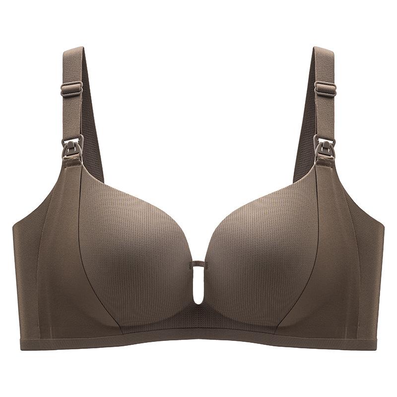 nursing bra pull-up buckle push up and anti-sagging postpartum feeding bra pregnant women pregnancy thin underwear Item Picture
