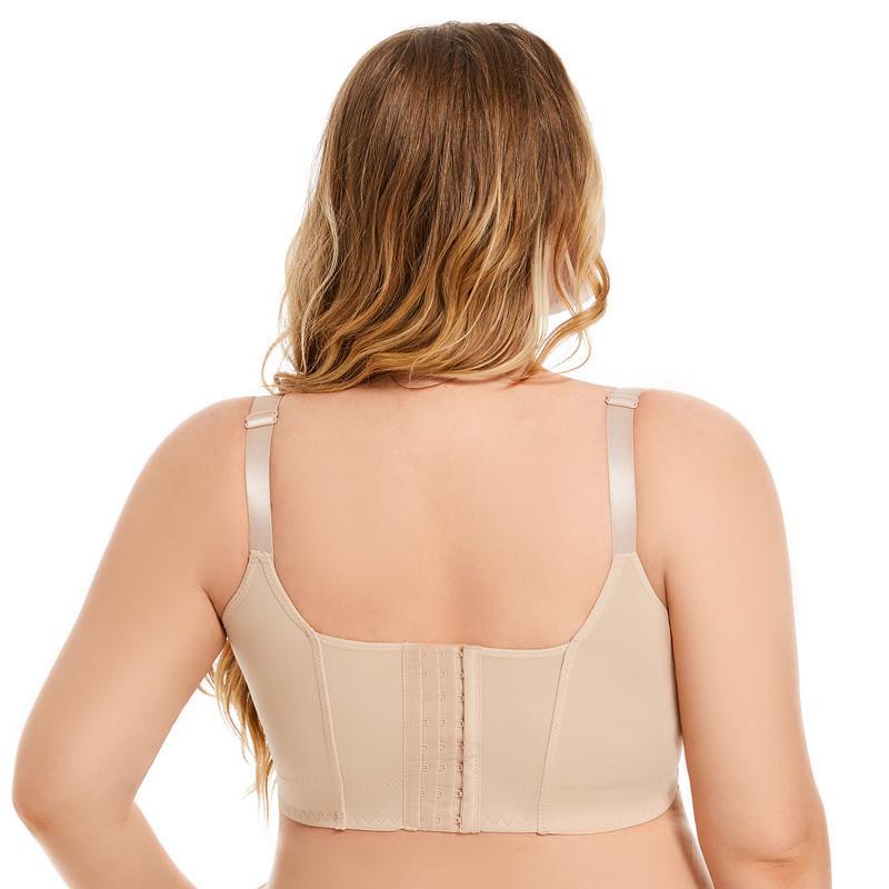 cross-border hot plus size glossy sexy underwear women push up breast holding anti-sagging bra with steel ring deep v bra Specification drawing