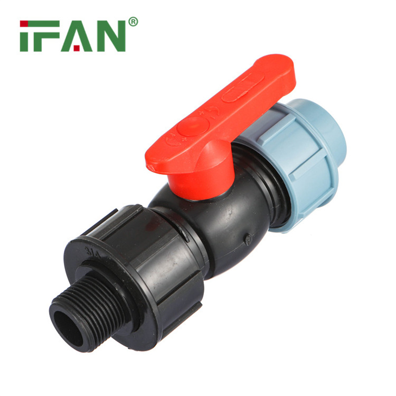 IFAN Factory 601 Male Thread Ball Valve Plumbing PP Fittings产品图