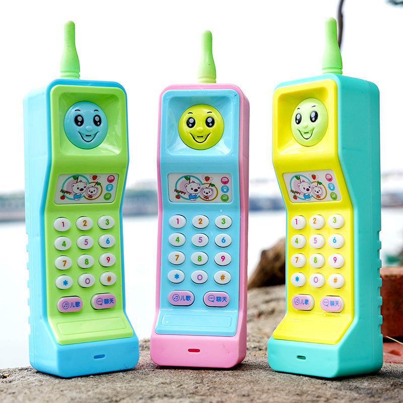 cellular phone mobile phone toy children's early childhood education simulation phone light music baby and infant toys wholesale