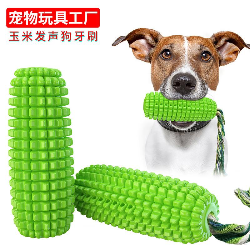 corn dog toothbrush pet supplies wholesale hot amazon molar rod dog sound toys Specification drawing