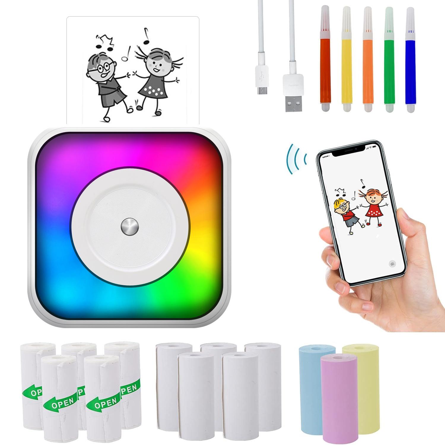 cross-border new mini printer pocket wrong question c31 student portable heat-sensitive label adhesive sticker printer