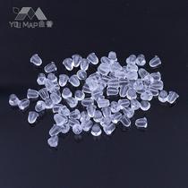 Factory Direct Sales Flexible Glue Stick Earring Transparent Plastic Earing Plug Bullet Earplug Ornament Accessories Wholesale