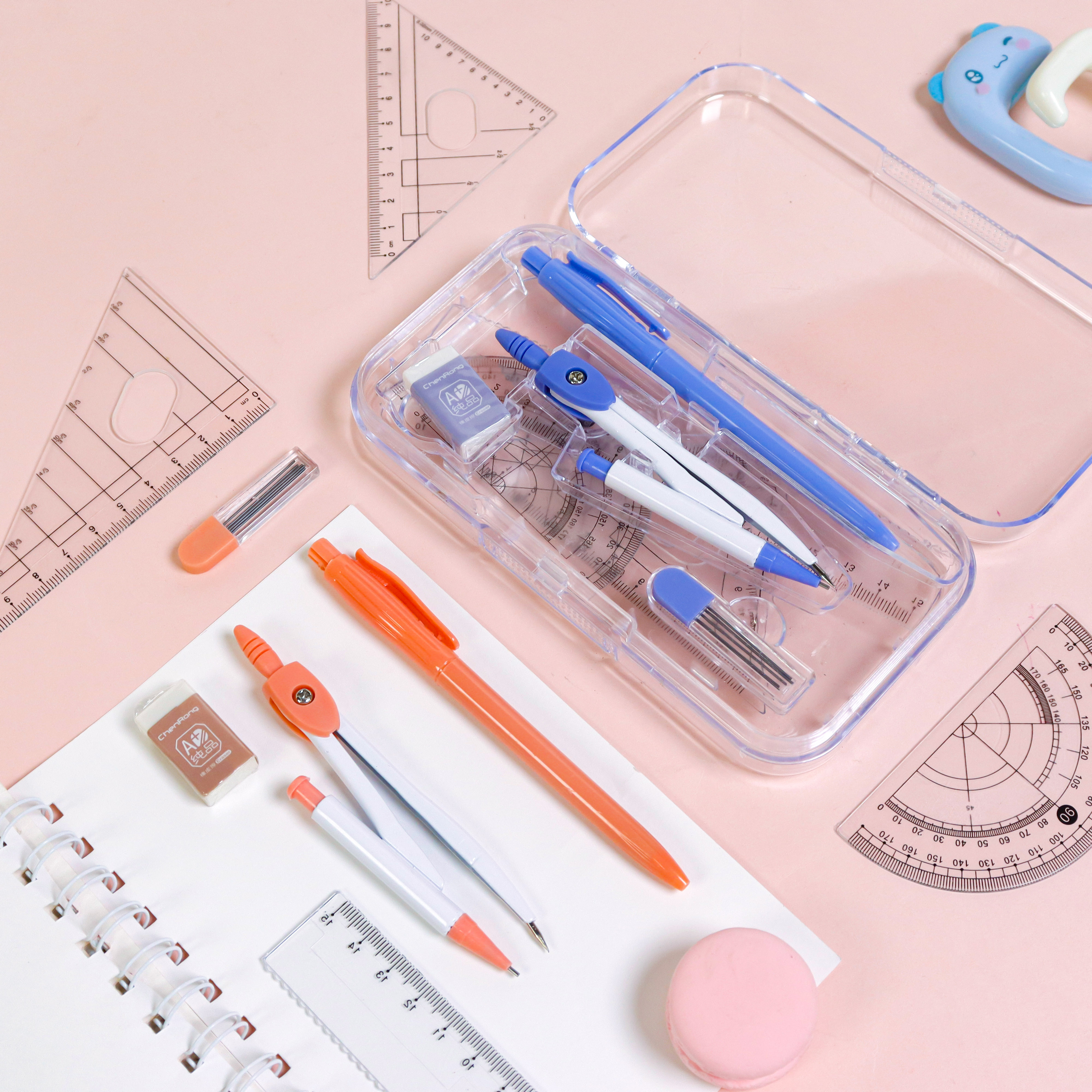 XX-9103 8-piece compass set, metal compass set, primary and secondary school students' examination drawing, design and drawing tools, student drawing instruments wholesale Application Scenario
