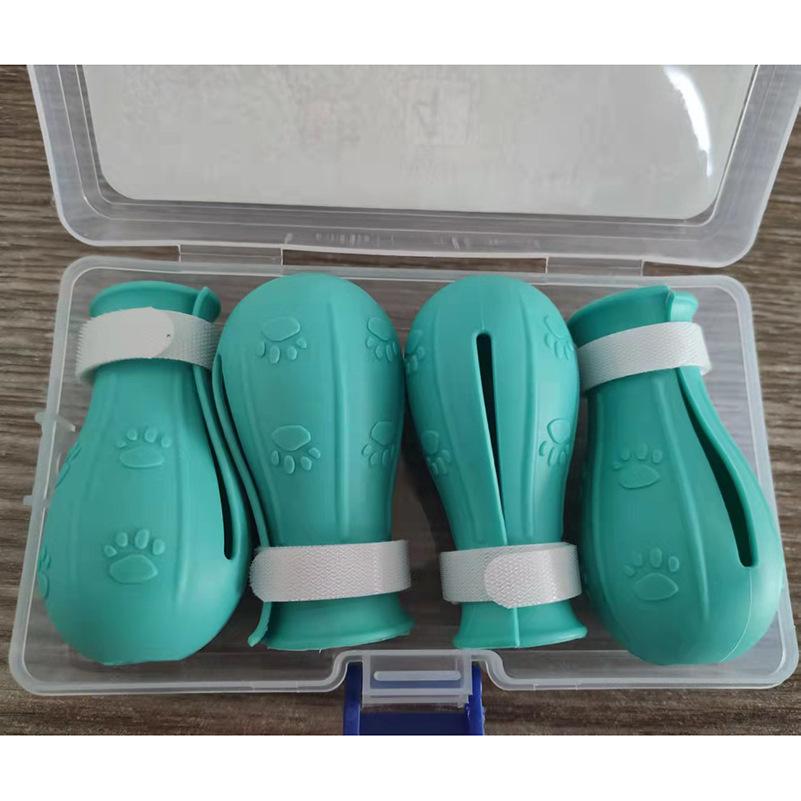 anti-scratch  foot cover pet supplies  grooming bag  miracle baby sponge pet booties  booties cat's paw sets details Picture
