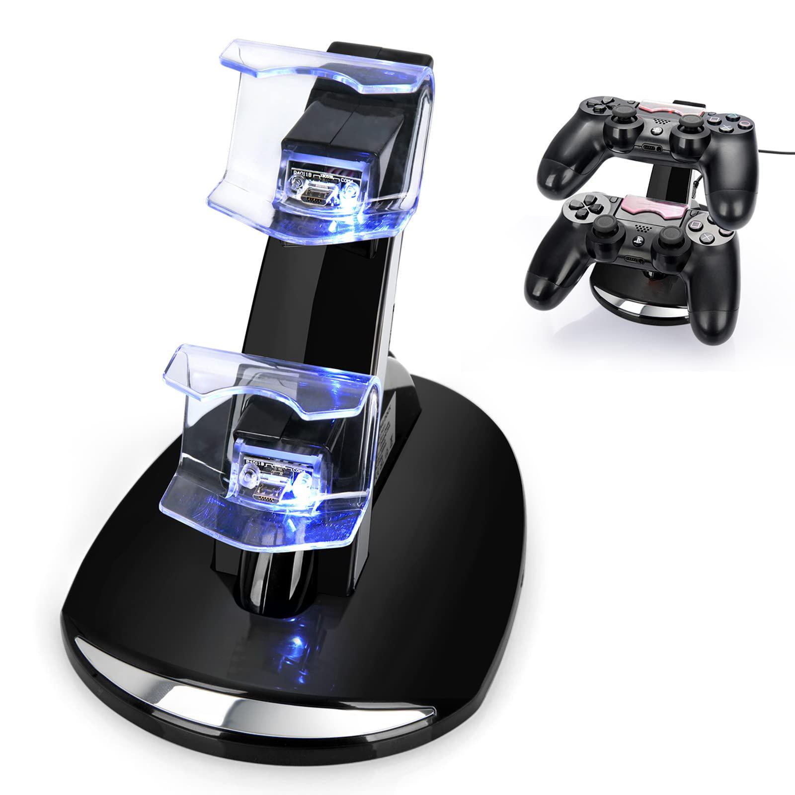 ps4 slim gamepad fixed charger wireless handle blu-ray aircraft double charge handle storage bracket ps4 fixed charger