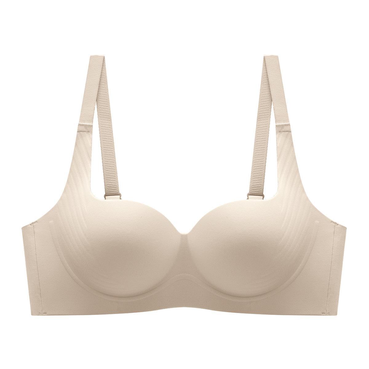 women's underwear push up small size big no wire accessory breast push up anti-sagging pull-up support seamless bra set Item Picture
