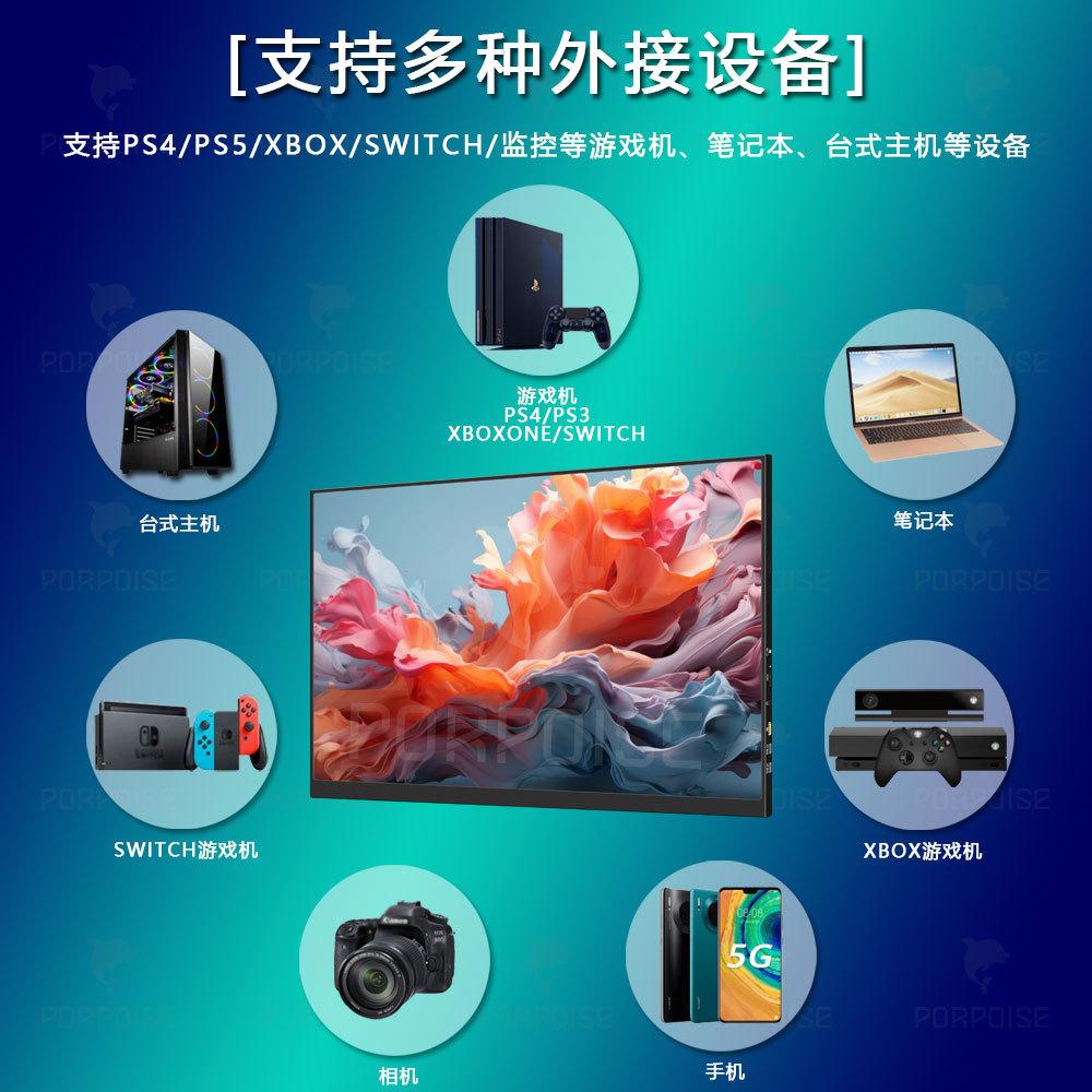 17.3-inch 4k hd dual hdmi portable monitor 144hz computer cellphone extended ps4 monitor screen 15.6 Application Scenario