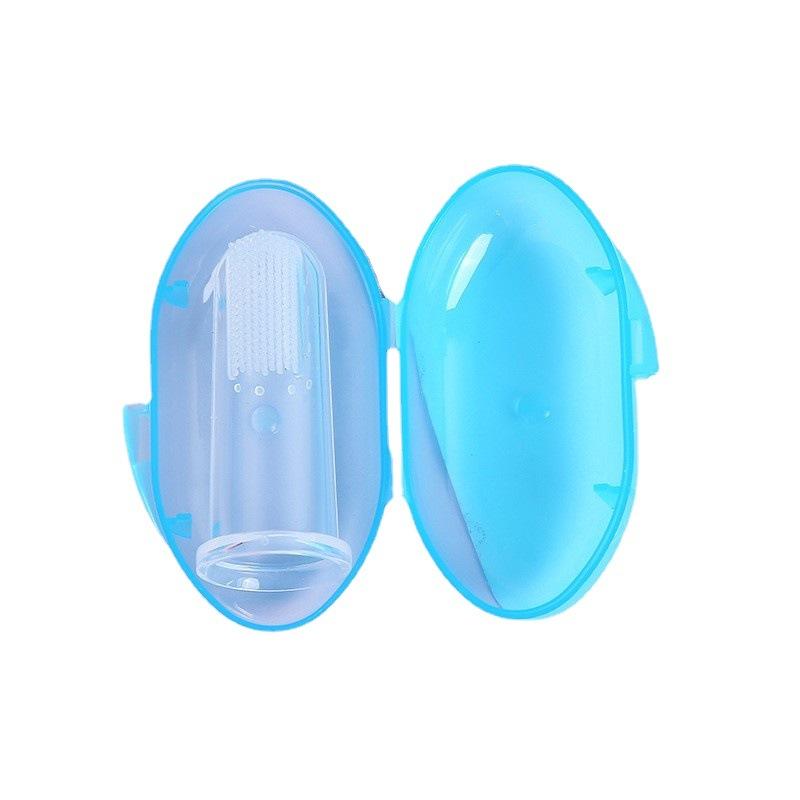 factory direct sales boxed finger stall soft-bristle toothbrush baby tongue coating oral cleaning pet teeth cleaning wholesale Item Picture