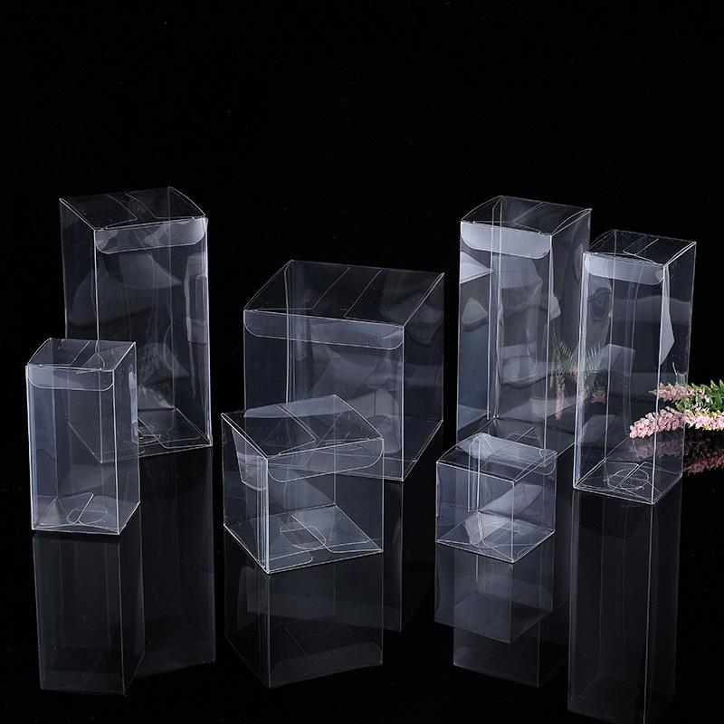 pvc packing box in stock transparent food pet folding box frosted pp small plastic box toothbrush packing box customization Specification drawing