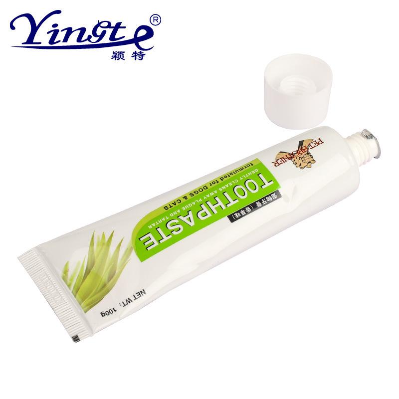 pet toothpaste suit pet toothpaste suit dogs and cats oral cleaning care pet supplies toothbrush set suit Specification drawing