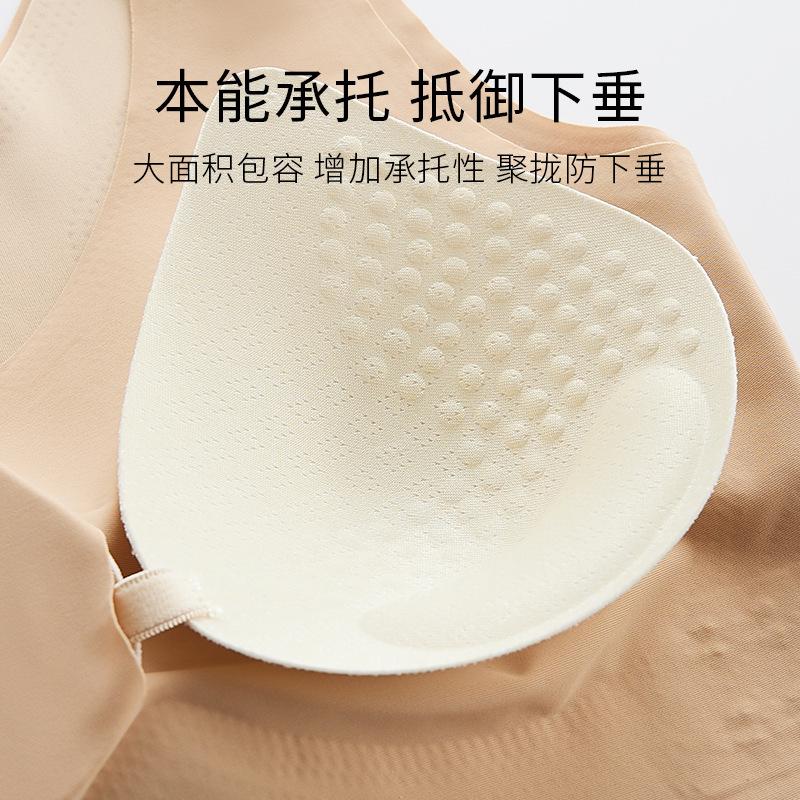 women's cross-test buckle bra gathered without trace no wire accessory breast push up prevent accessory breast push-up adjustable underwear Application Scenario