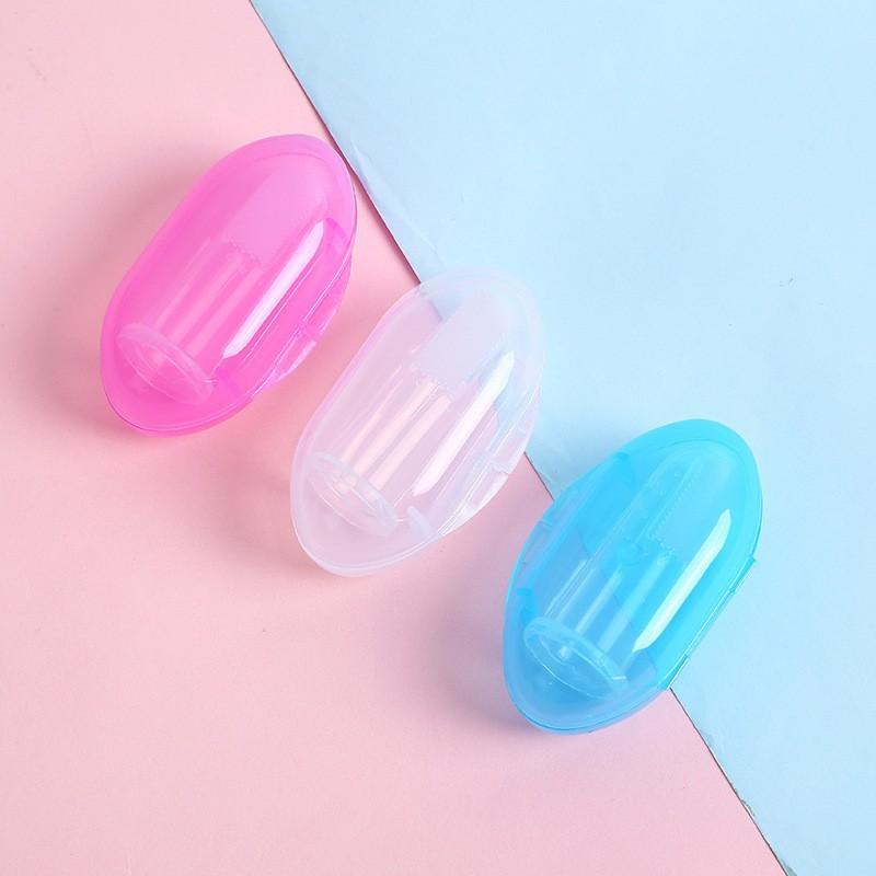 factory direct sales boxed finger stall soft-bristle toothbrush baby tongue coating oral cleaning pet teeth cleaning wholesale full figure