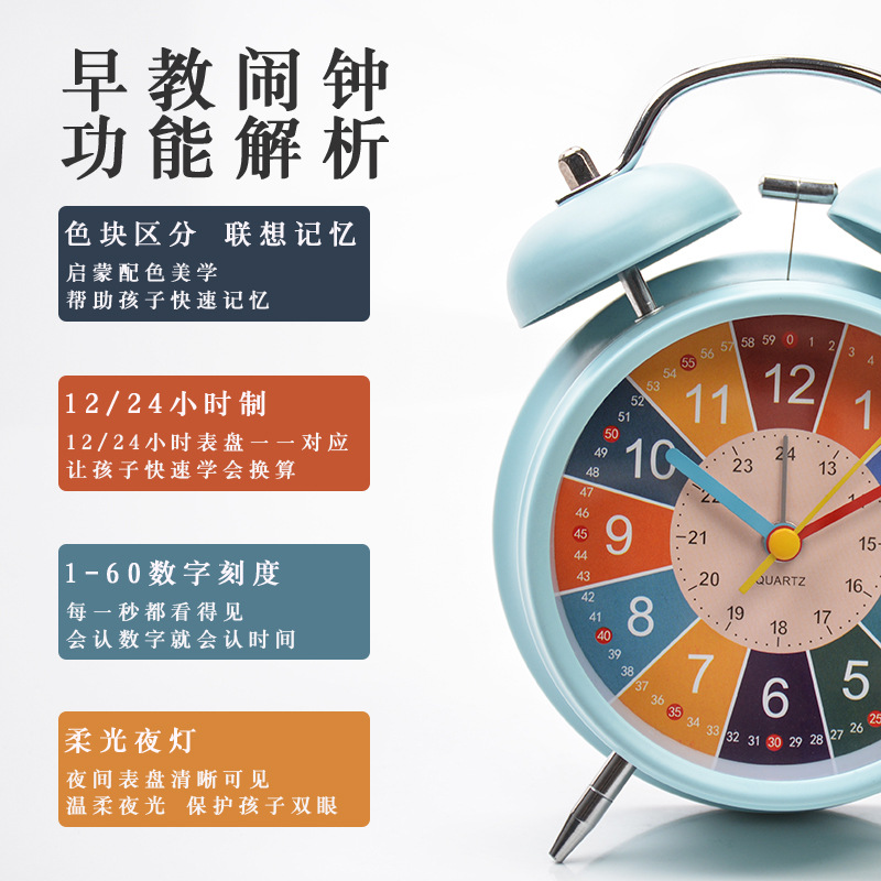 闹钟/闹钟时钟/电子时钟/迷你闹钟/miniso闹钟细节图