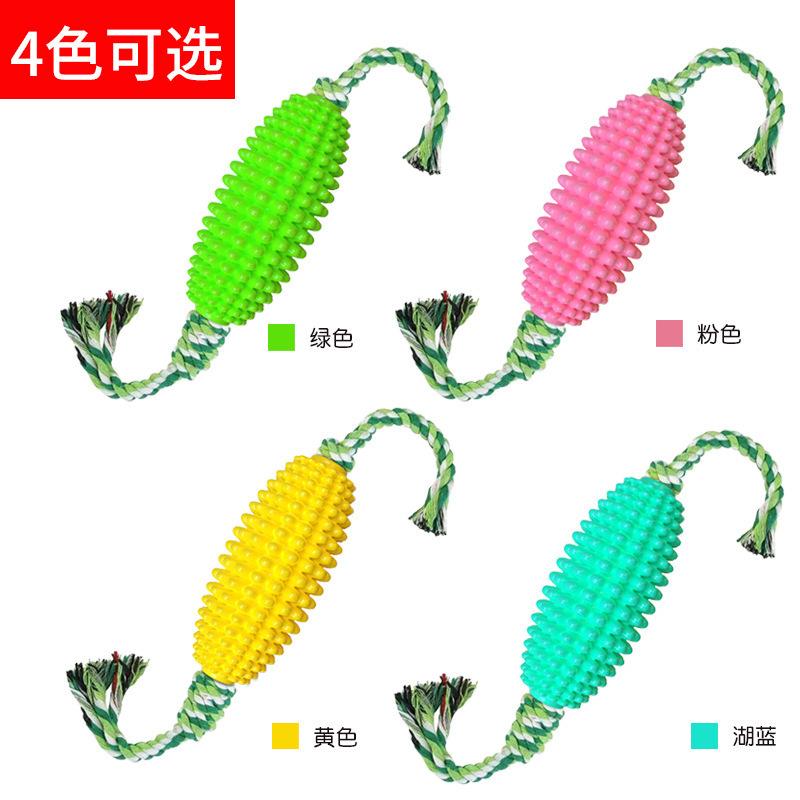 cross-border amazon popular pet toys creative corn teeth grinding stick dog toothbrush bite-resistant training wholesale Application Scenario