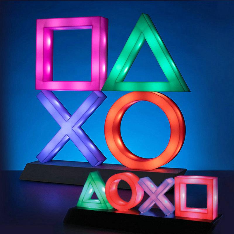 factory new voice control icon light ps4 button icon night light three-gear music rhythm belief light xl light