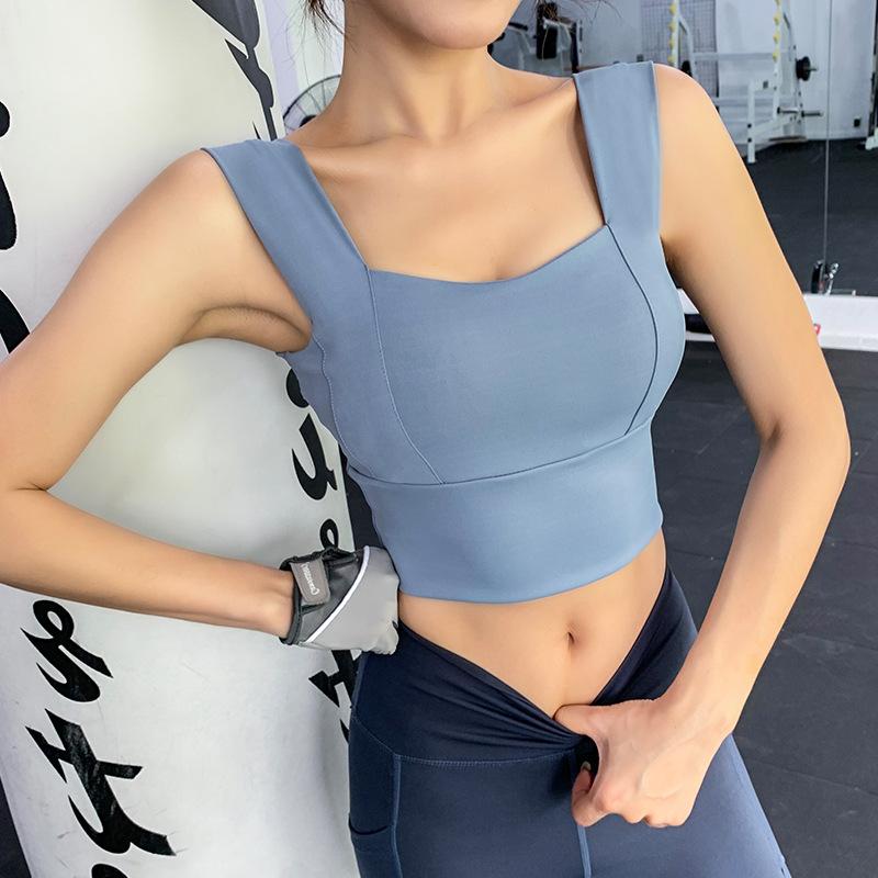 sports underwear women's shock-absorbing anti-sagging running vest push-up shape fixing beauty back shock-proof bra fitness yoga wear summer Item Picture