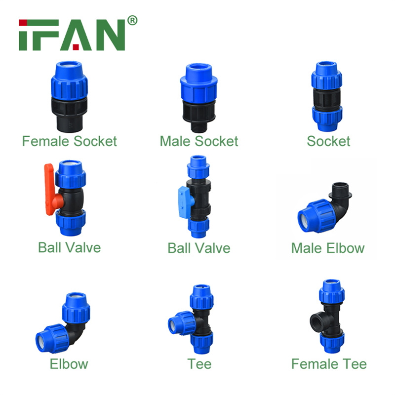 IFAN Factory 602 Reducing Socket HDPE PP Poly Pipe Fittings Application Scenario