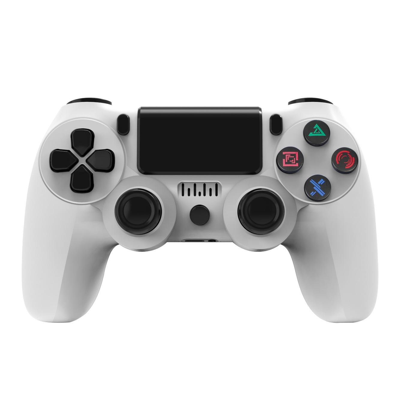 private model ps4 handle p4 wireless bluetooth vibration game handle ps4 host game handle p4 light strip included handle details Picture
