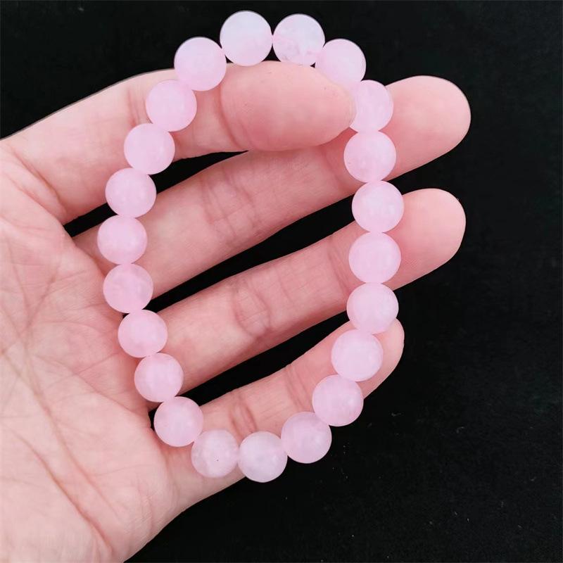 live streaming natural pink crystal bracelet bracelet madagascar pink crystal bracelet jelly powder madagascar pink crystal bracelet wholesale
