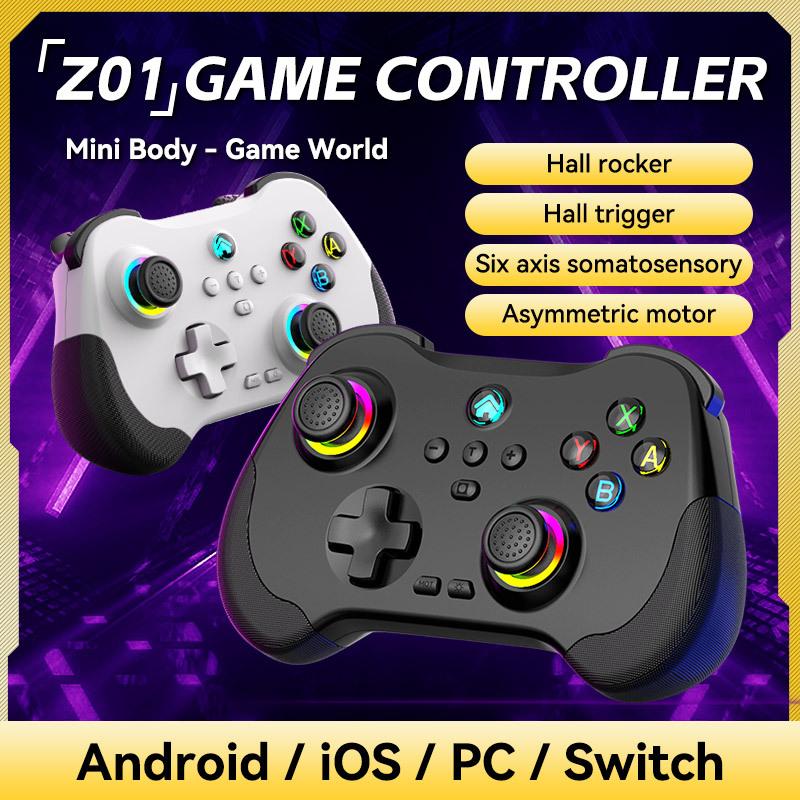 z01 wireless game handle dazzling switch computer android iosps3/ps4 dual hall sense tesla full figure