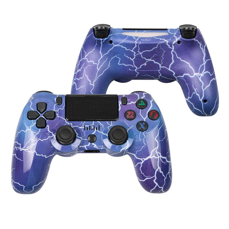 private model ps4 handle p4 wireless bluetooth vibration game handle ps4 host game handle p4 light strip included handle Application Scenario