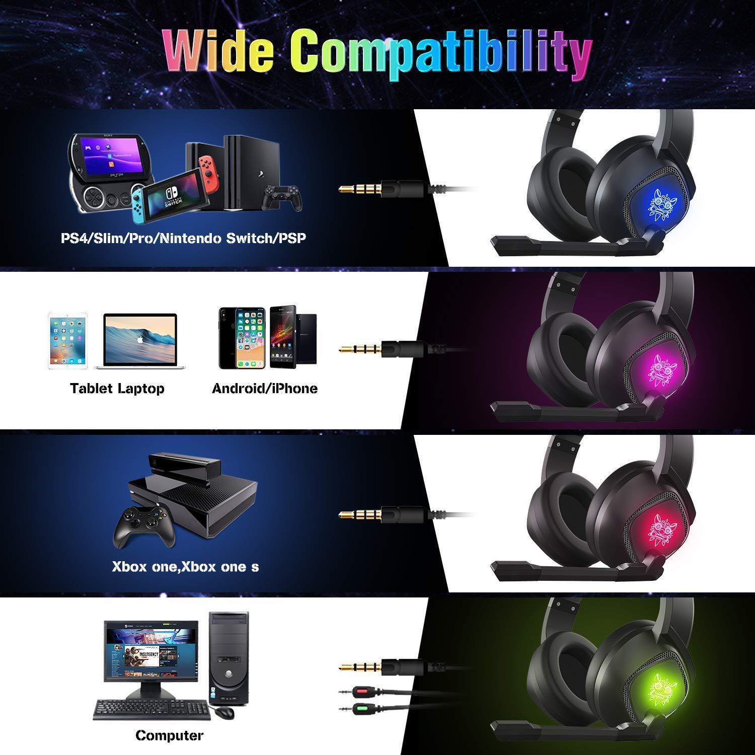 cross-border hot selling onikuma k19 head-mounted computer earphone headset playerunknown's battlegrounds ps4 wired headset for anchor Application Scenario