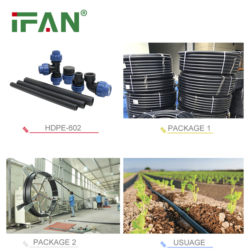 IFAN Factory 602 Plumbing Male Socket Poly Hdpe Pipe Fitting白底实物图