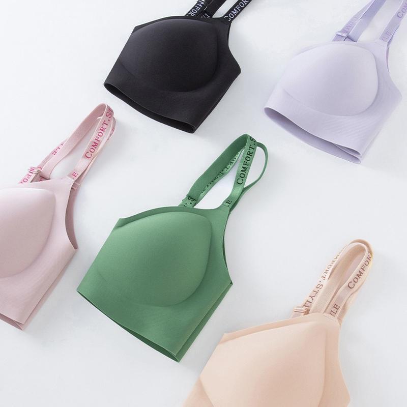 make a friend anti-gravity lifting one-piece seamless bras sports push up without support women's bra set Application Scenario