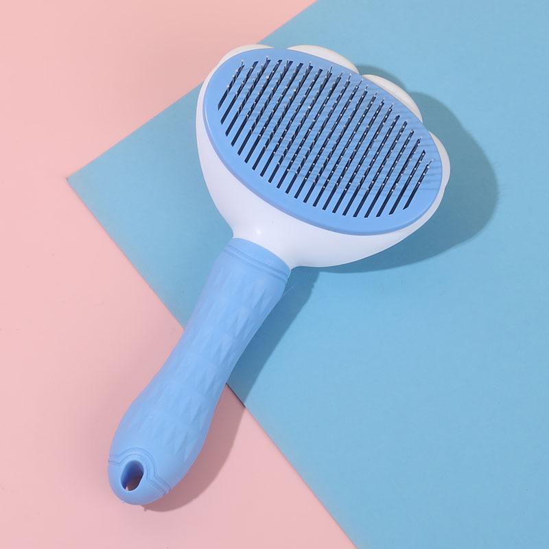 dog grooming brush dogs and cats four seasons universal cat hair teddy brush cat comb hair removal device brush pet needle comb supplies Application Scenario