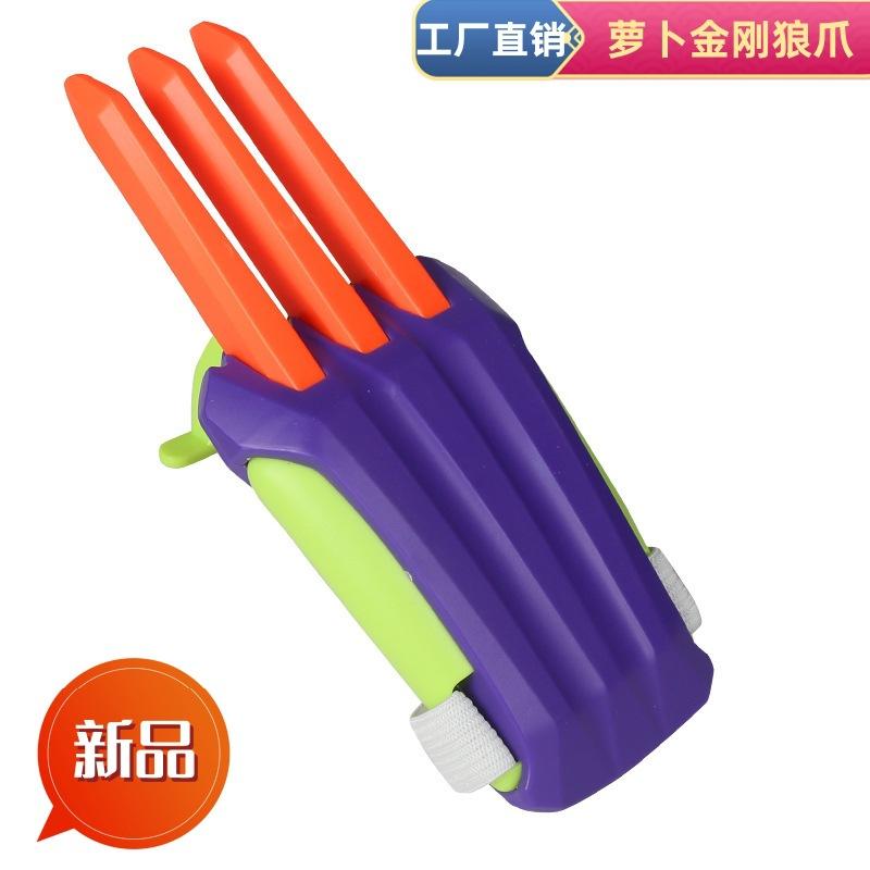 best-seller on douyin war police the wolverine radish plastic paw model weapon props radish knife decompression toy manufacturer