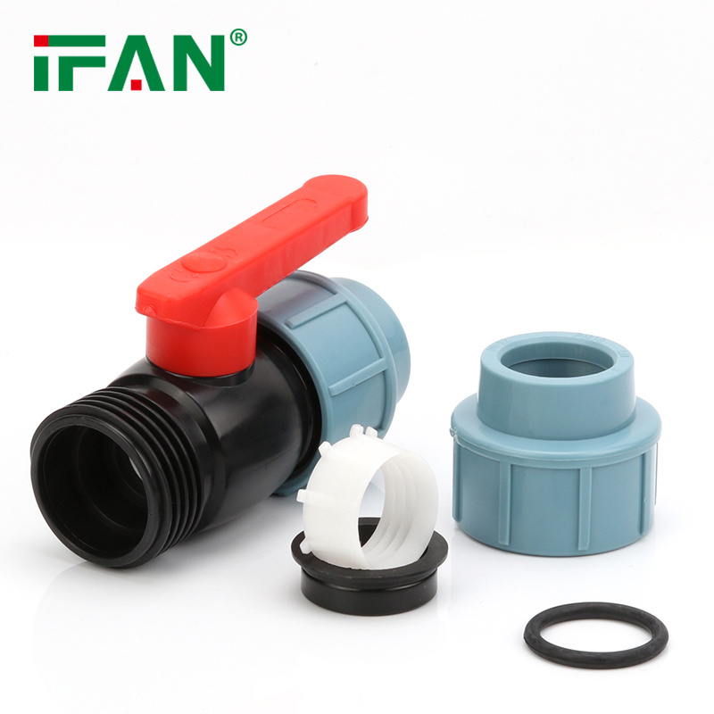 IFAN Factory 601 Male Thread Ball Valve Plumbing PP Fittings细节图