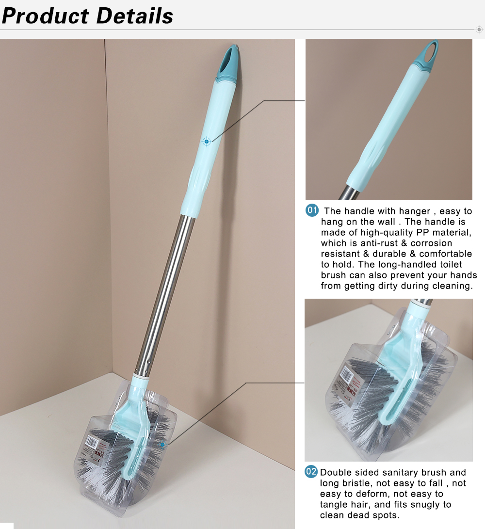JY1232卫生刷家用厕所清洁刷 长柄刷卫生间清洗刷货源批发马桶刷详情3