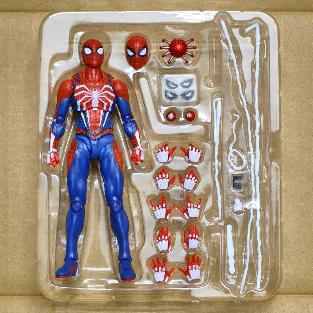 high quality version wd hero expedition shf movable ps4 spider-man hand-made poison game model decoration anime toy details Picture
