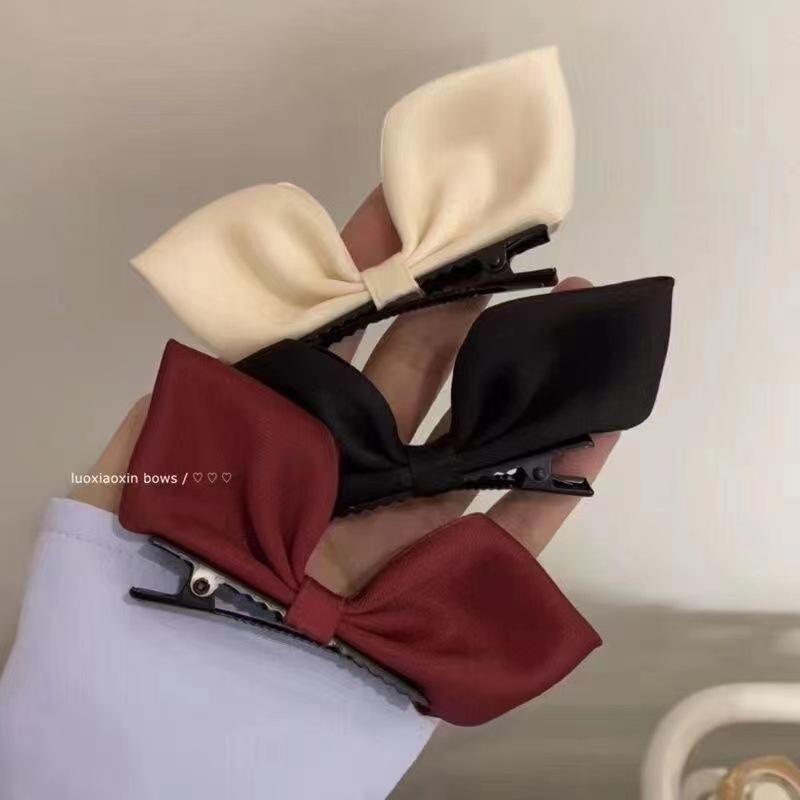 new luo xiaoxin japanese cute girl mini hairpin stereo rabbit ears bow hairpin side clip headdress